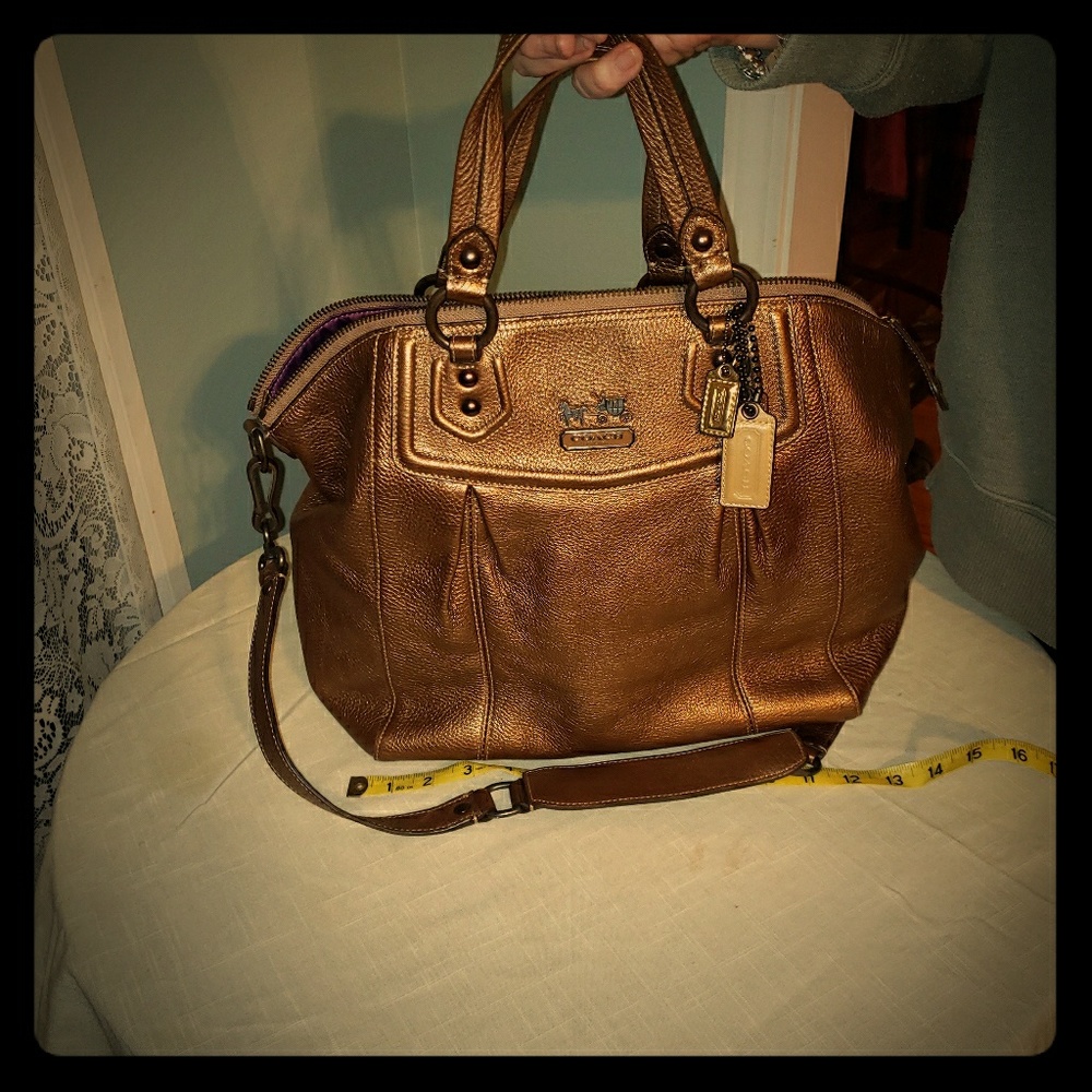 Bronze Coach Purse